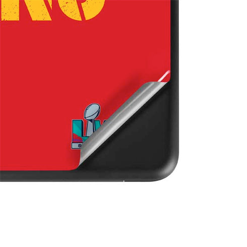 NFL Kansas City Chiefs Super Bowl LVII Champions Google Pixelbook Go Skin